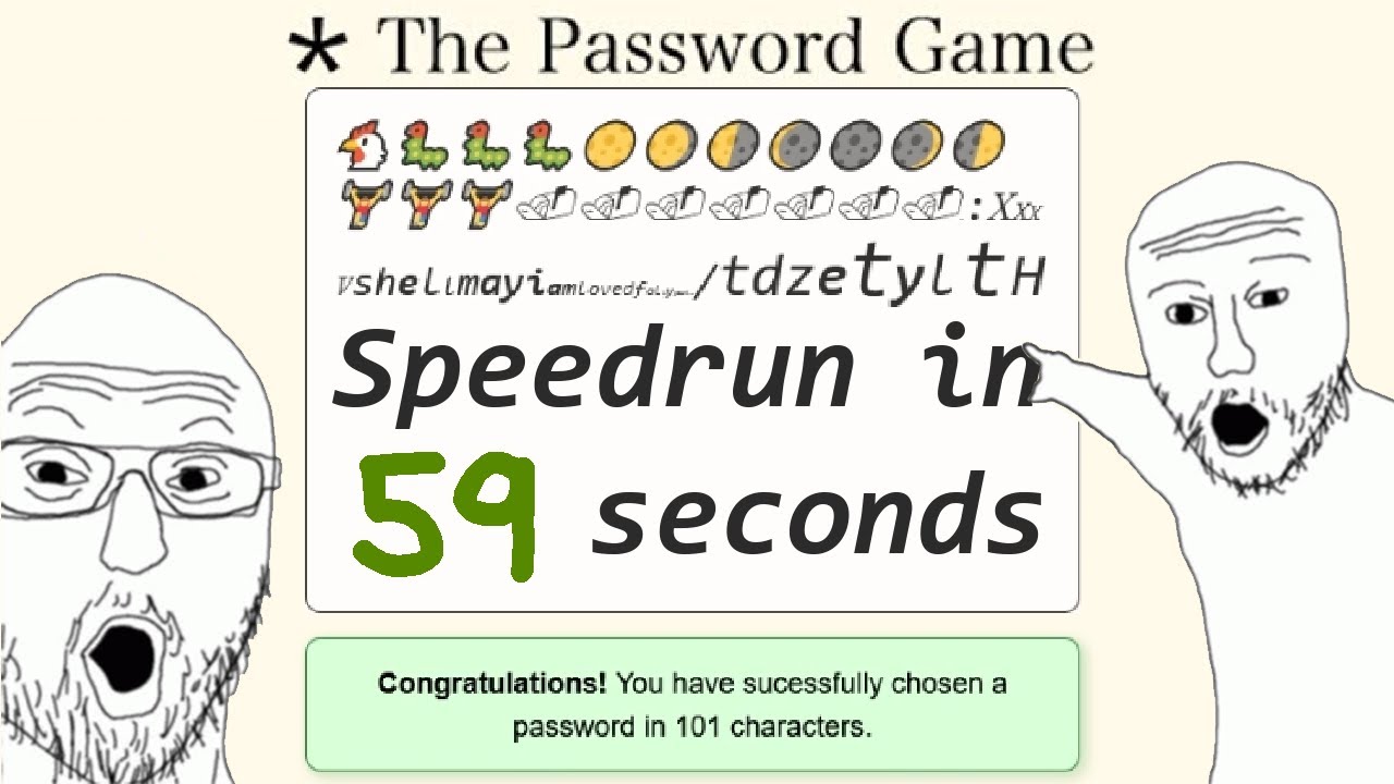 How to play the Password Game perfectly