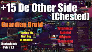 +15 De Other Side Chested - Night Fae Guardian Druid PoV - World of Warcraft Shadowlands