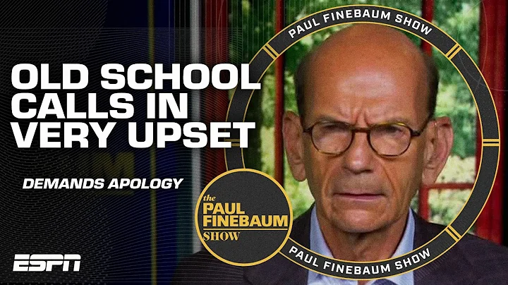 Paul Finebaum Show gets HEATED after caller demands apology from Paul 👀