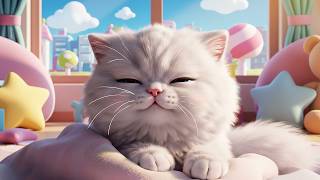 Sleepy Kitten Naps Zzz Zzz Zzz | Quiet Time Lullaby & Pet Songs for Kids