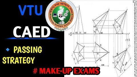 Vtu Caed Important Questions| Passing Strategy |Make up Exam 👆