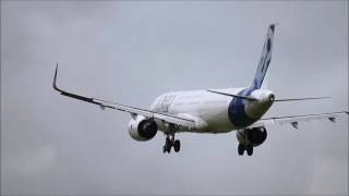 D-Avxa Airbus A321Neo Touch And Gos At Clermont Auvergne Airport