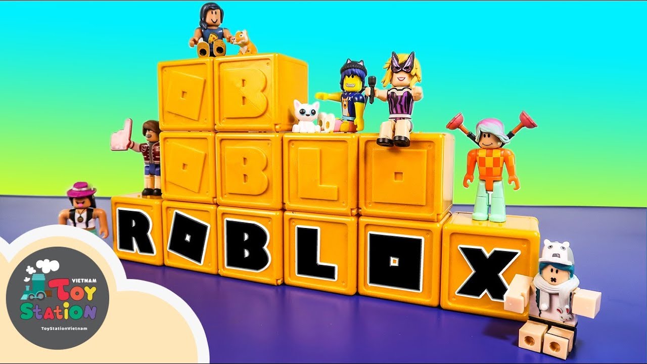 Bộ 4 mô hình nhân vật game Roblox kèm phụ kiện  Đồ chơi trẻ em