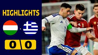 Hungary vs Greece | 0-0 | Highlights | International Friendly 2026 | Hungary Greece