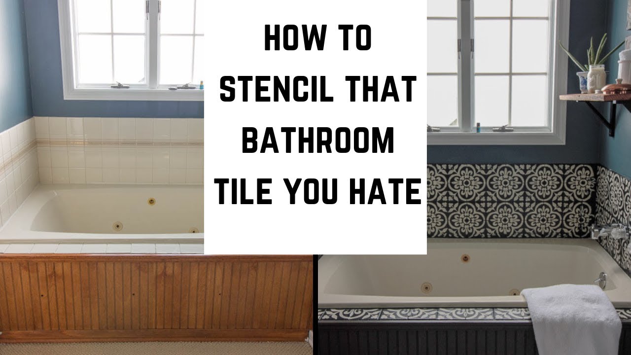 Tips to Stencil Tile Floors in your Bathroom