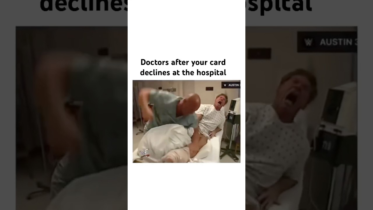 When your card declines at the doctor’s 💀