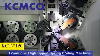 KCT 7120 CNC HIGH SPEED SPRING COILING MACHINE