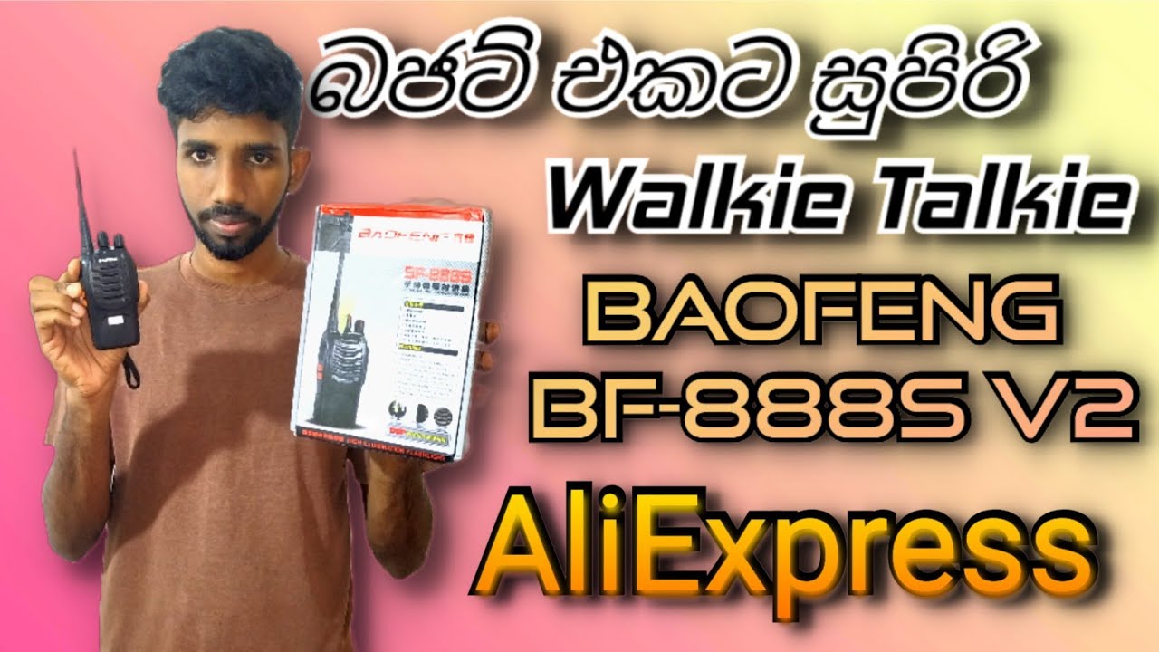 Baofeng BF-888s V2 Walkie Talkie Unboxing and review