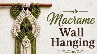 Macrame Wall Hanging Tutorial | Boho Macrame Wall Hanging 2026 | DIY Boho Macrame Wall Hanging 