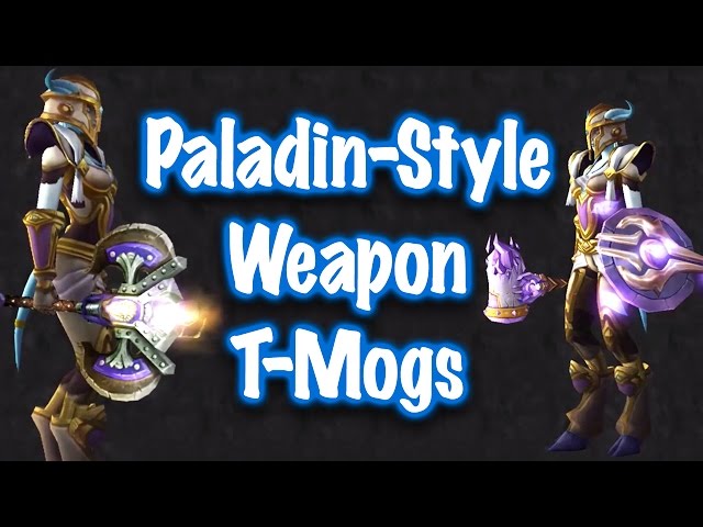 paladin transmog weapons