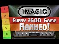 The Ultimate Imagic/Atari 2600 Tier List - ALL RELEASED GAMES RANKED