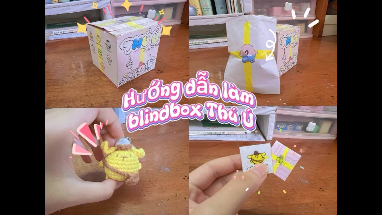 Hướng dẫn🍭 làm blindbox thú ú🐶 nè cả nhà ơiii| Thỏ🐰#howto #blindbox # ...