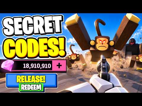 ALL CODES IN Survive a Million Monkeys Roblox Survive a Million Monkeys Update 🔥 GEMS