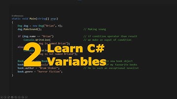 Learn C# (02) - Variables