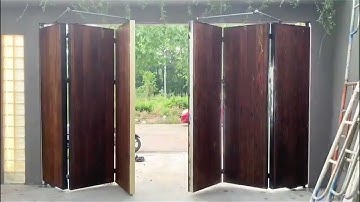 RUBIC 0906039838 - Lắp đặt cổng tự động 6 cánh âm sàn tại Bến Cát, Bình Dương