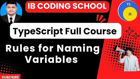 #3 Rules for naming Variables in TypeScript (TS full Course) #typescript #governorsindhinitiative