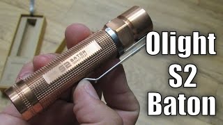 Olight S2 Baton, Copper - Review