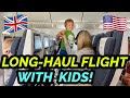 How will YOUR kids get on during a long haul flight? VIDEO DIARY // London to San Francisco