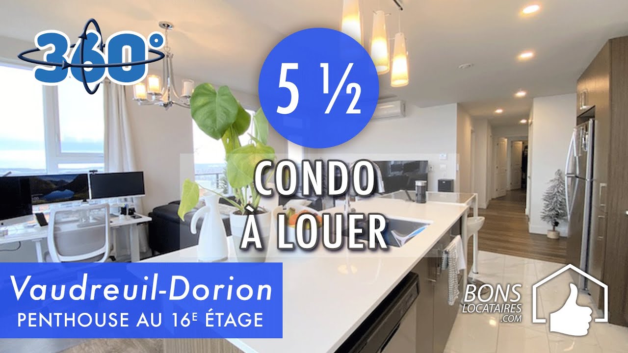 Réalité virtuelle appartement à louer/ Condo for rent / Vaudreuil