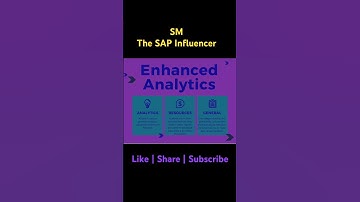 SAP S/4 HANA: Unveiling the Power of SAP ACDOCA - The Universal Journal Table #saps4hana #acdoca