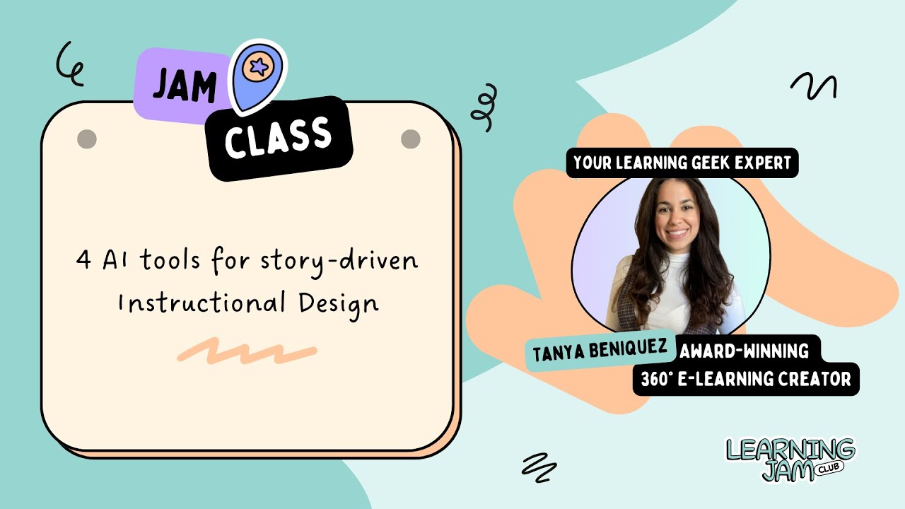 4 AI tools for story driven Instructional Design