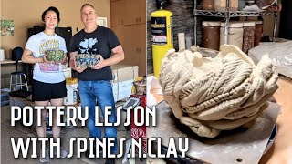 A Deep-Dive into Pottery & Life with @spines.n.clay | Bill Reveals His Secret Pottery Technique!