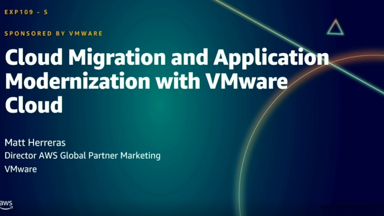 AWS Summit DC 2021: Cloud migration and application modernization with ...