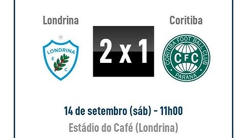 MELHORES MOMENTOS DO JOGO LONDRINA 2 X 1 CORITIBA 14/09/2019 CAMPEONATO BRASILEIRO SÉRIE B 2019