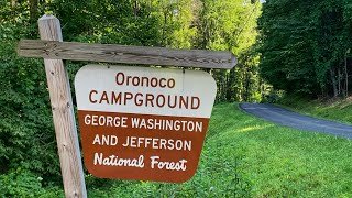 Free Camping at Oronoco Campground, George Washington NF, VA