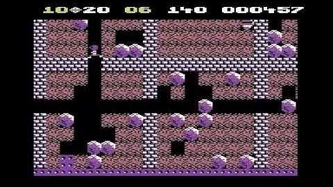 Boulder Dash 1 (C64) longplay - Part 1/2