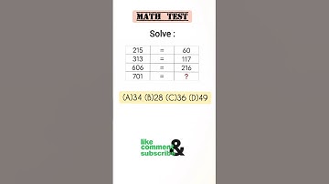 #mathtest #mathshorts