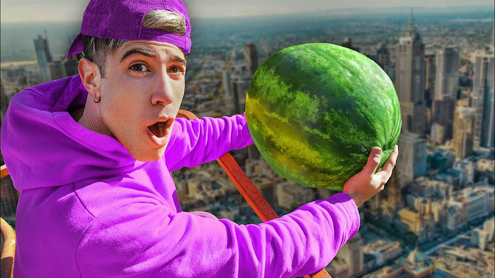 TIRANDO SANDIA DE 100 METROS DE ALTURA !!