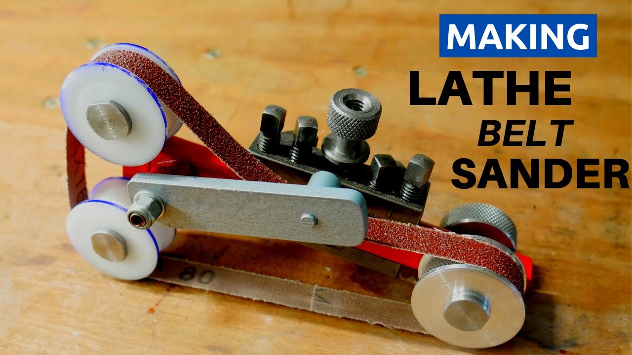 How to Make a Belt Sander Holder for Your Lathe - Tiny and Simple ...