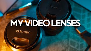 Lenses I use to Film my videos