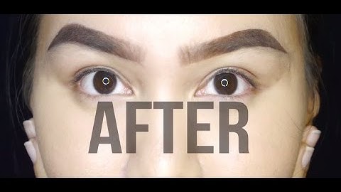 UPDATED EYEBROW ROUTINE (Detailed) | Thin-To-Thick-Brows