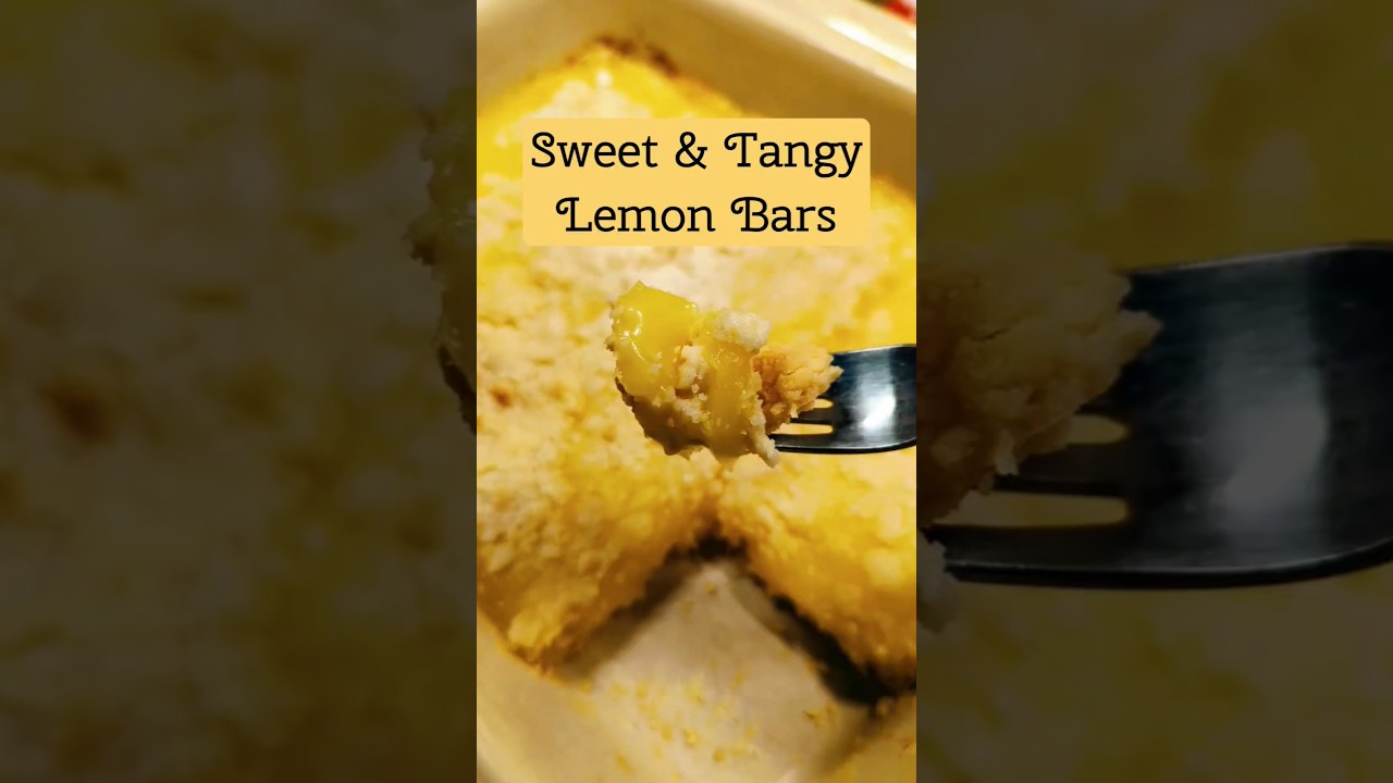 3 Ingredient Lemon Bars