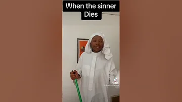 When a sinner dies