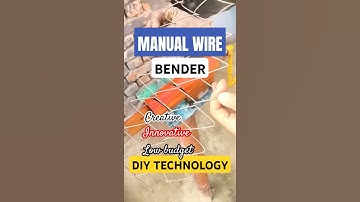 DIY Simple Manual Wire Bender for Wire Fence Weaving