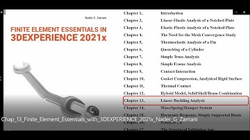 Chap 13 Finite Element Essentials with 3DEXPERIENCE 2021x Nader G Zamani