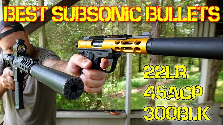 Top 3 subsonic rounds to suppress!