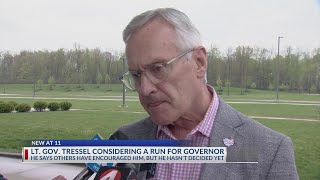 Report: Tressel weighs run at governor's office