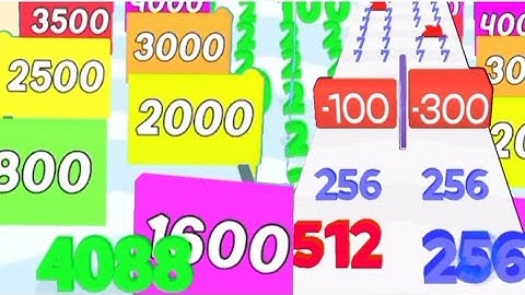 Lets Play Super Satisfying Math Games - Number Running Plus Vs Merge Number Run