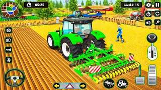 Ultimate Tractor Farming Challenge from Start to Finish | Realistic Farming Simulator Gameplay screenshot 1