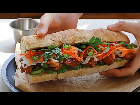 베트남 길거리의 그 맛! 🇻🇳🥖 집에서도 쉽게 만드는 #반미샌드위치 레시피 대공개❗