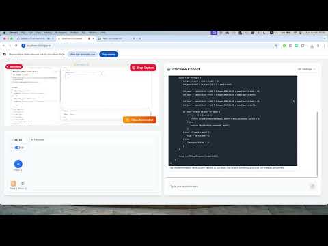 AI Solves LeetCode from Screenshot | One-Click Coding Interview Cheat Tool?