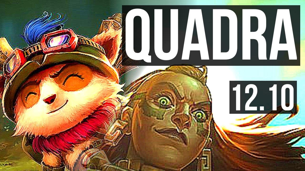 TEEMO vs ILLAOI (TOP) | Quadra, 8/1/2, 700+ games, 1.3M mastery, Legendary | NA Diamond | 12.10