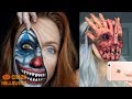 Top 10 Easy Halloween Makeup Tutorial Scary Compilation 2018
