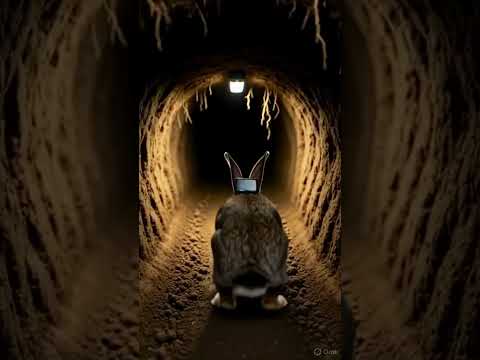 POV: Inside a Real Rabbit Burrow 🐇 | The Secret Underground World You’ve Never Seen!