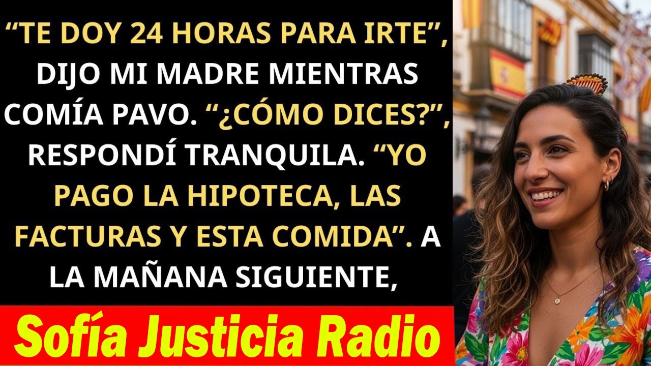 Tienes 24 Horas Para Irte, Soltó Mi Madre, Con La Boca Llena De Pavo ¿Perdón Respondí Yo