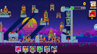 Level 9-10 – Angry Birds Friends No Power-Up Challenge (T-1795) | 3 Stars Gameplay – Jul 30 screenshot 3